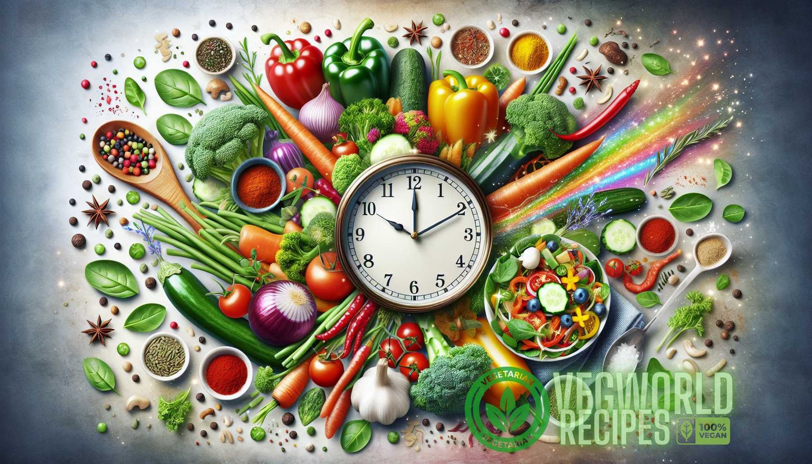 Illustration for section:  - efficient vegetarian meals