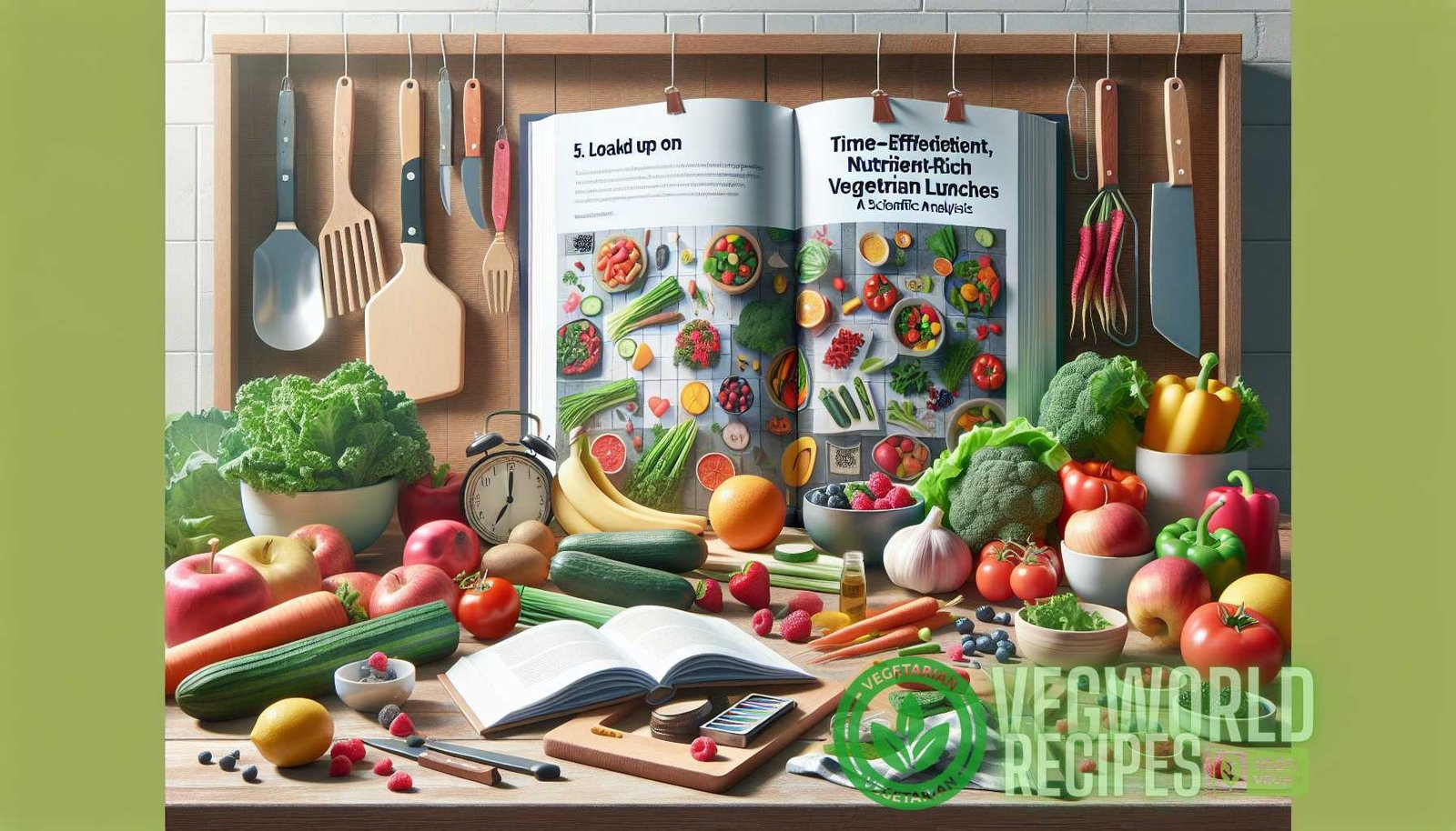 Illustration for section: 5. Load Up on Fruits and Vegetables - fast veggie lunches