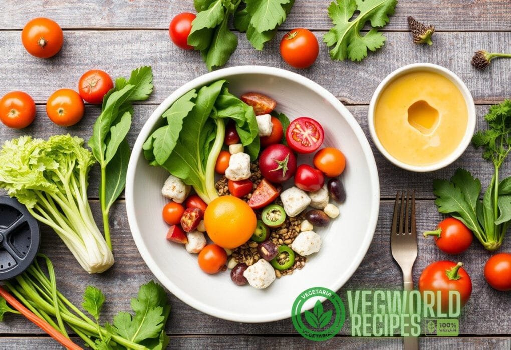 Quick vegetarian nutrition meal prep