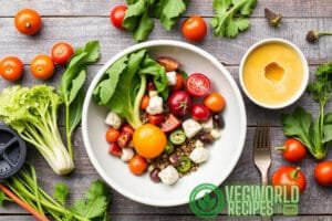 Quick vegetarian nutrition meal prep